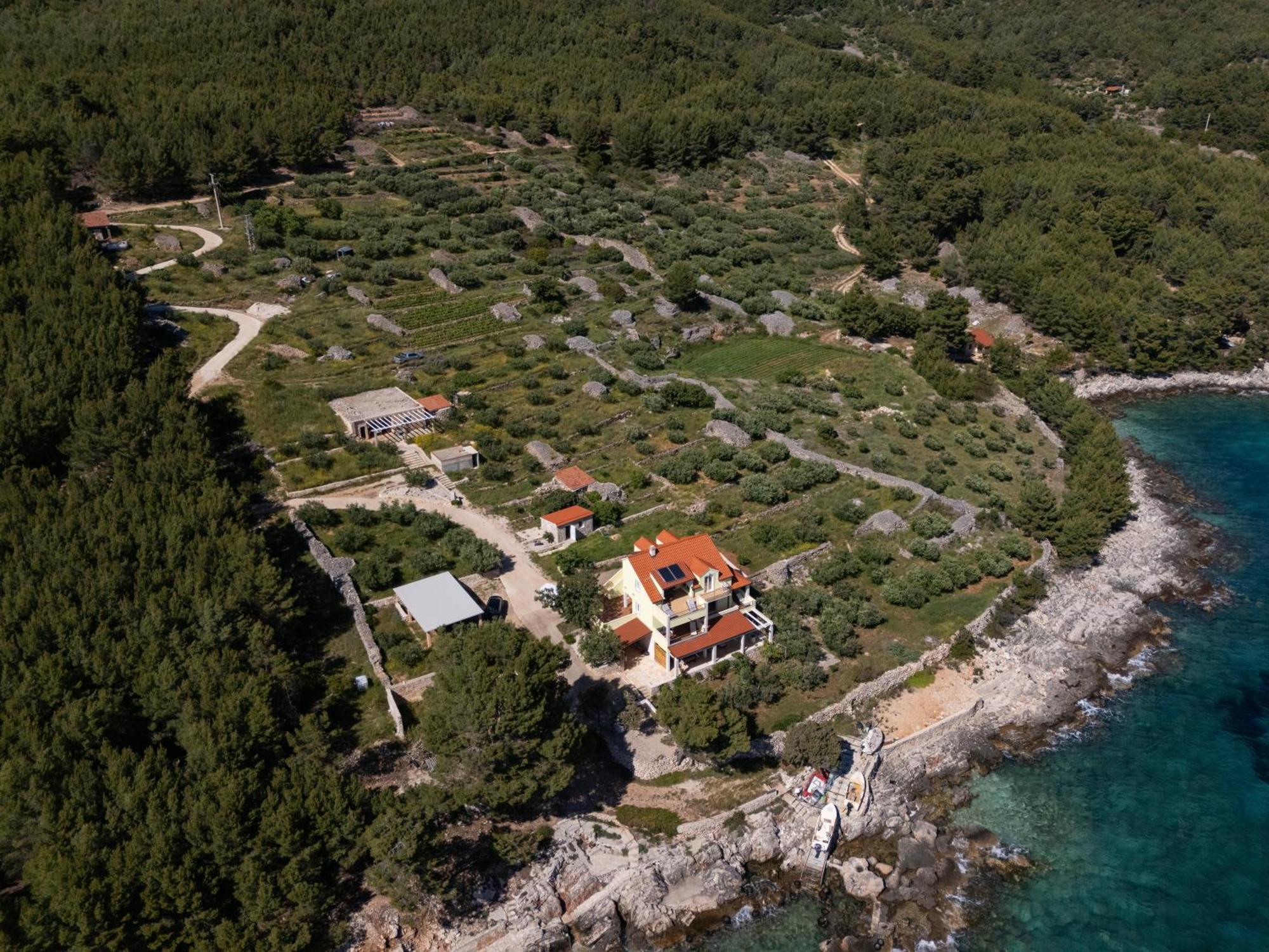 Villa Marin - 4 Apartments Zavala Kültér fotó