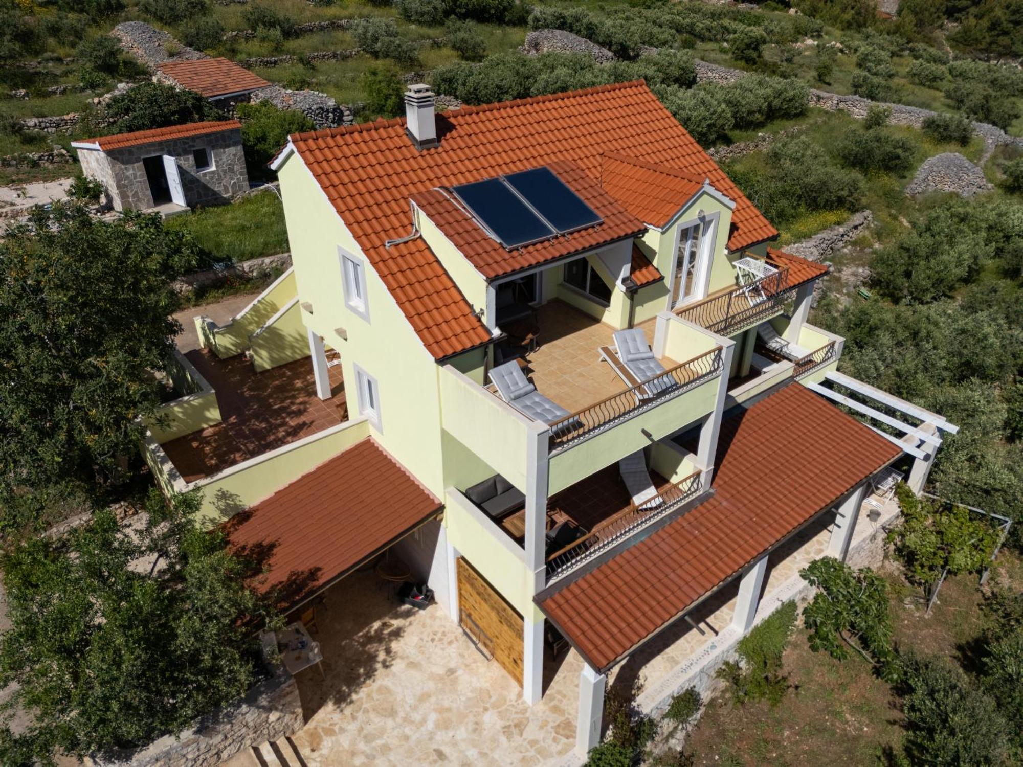 Villa Marin - 4 Apartments Zavala Kültér fotó