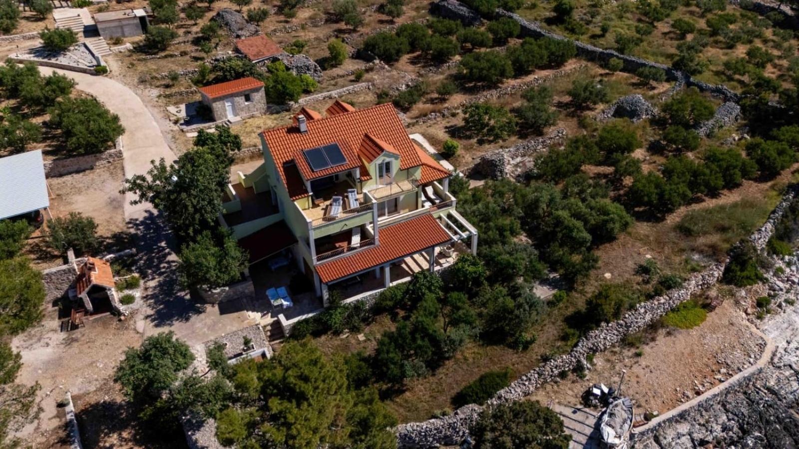 Villa Marin - 4 Apartments Zavala Kültér fotó